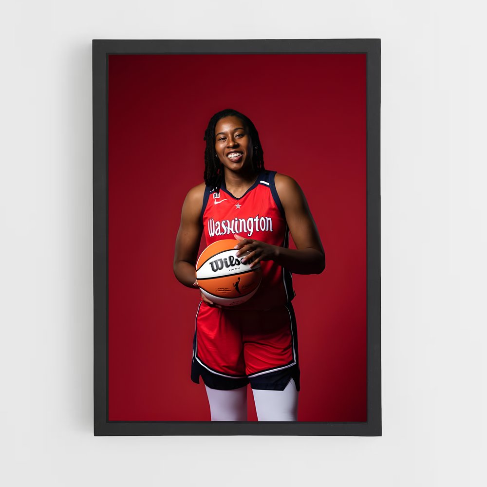 Poster Énergie sur le Terrain – affiche Basketball (vue 2)